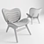 VITA Copenhagen "A Conversation" Armchair 3D model small image 2