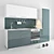 Modern IKEA METOD Kitchen Set - 3 Colors 3D model small image 1