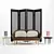 Sleek Lunar Sofa Set+: Table, Lamp, Screen 3D model small image 1