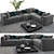 Elegant Poliform Bolton Sofa 3D model small image 1