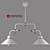 Title: Industrial Elegance Pendant Light 3D model small image 2