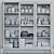 All-in-One Kitchen Essentials: Wardrobe with Dishes 3D model small image 2