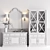 Modern Bathroom Set with Dantone Vanity 3D model small image 3