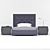Stylish Halley Bed for Teens 3D model small image 2