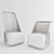 Moroso Cradle: Contemporary Italian Design 3D model small image 3