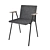 ErgoGraph Metal Armchair 3D model small image 1