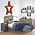 Weller Storage Bed Set: Vintage-inspired furniture for the perfect kids' bedroom 3D model small image 1