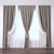 Elegance in Motion: Curtain 3D model small image 1