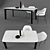 B&B Italia Oskar Table: Sleek Design, Choice of Materials 3D model small image 3