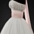 Elegant Wedding Dress - Vray and Corona Compatible 3D model small image 2