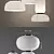 Modern Pendant Lamp Set with Formakami Design 3D model small image 2