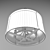 Industrial Metal Chandelier 708 | Loft Design 3D model small image 3