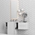 Modern Bath Vanity Set 3D model small image 3