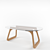 Modern Steek Tabla and Chair 3D model small image 2