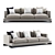 Elegant Comfort: Flexform Long Island 3D model small image 1