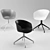 Swivel Base AAC20 Chair: Sleek and Versatile 3D model small image 1