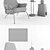 Hai Chair: Versatile Fiberglass Dressing Stool 3D model small image 3