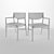 Natuzzi Brera Chair: Stylish Comfort 3D model small image 3