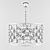 Industrial Loft Chandelier 688 3D model small image 2