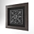 Modern Square Metallic Decor 3D model small image 2