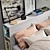 IKEA BRIMNES Bed Set: Mirror, Lamp, Nightstand, Basket & Rug 3D model small image 2