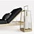 Teak Chaise: BALMAIN Luxury Lounger 3D model small image 2