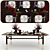 Jumbo Lucida Dining Set: Elegant, Functional, and Spacious 3D model small image 1