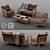 Outdoor Elegance: AZZURA Colorado Set 3D model small image 1