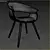 Elegant Grafton Dining Chair 3D model small image 3