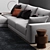 Argo Sofa: Contemporary Design by Mauro Lipparini 3D model small image 2