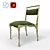 Bronze Fawn Dining Chair: Elegant and Stylish 3D model small image 1