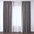 Elegant Sheer Curtain 3D model small image 1
