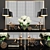 Elegant Home Decor Set 3D model small image 1