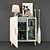 Sleek Perrie Bar Cabinet: Elegant and Functional 3D model small image 1