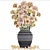 Yellow Carnation Bouquet 3D model small image 3