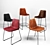 Giron Collection: Stylish Chairs with Leather Seats 3D model small image 1