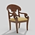 19th Century Antique Armchair | Vintage Elegance 3D model small image 1