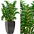 Lechuza Zamioculcas: Stunning Indoor Plant in Modern Pot 3D model small image 1