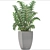 Lechuza Zamioculcas: Stunning Indoor Plant in Modern Pot 3D model small image 3