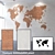 Brickwork Blend: World Map Edition 3D model small image 2