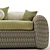 Elegant & Chic Manutti Kobo Sofa 3D model small image 2