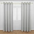 Elegant Sheer Curtains 3D model small image 1