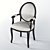 Elegant Armrest Chair "Amadeus 3D model small image 1