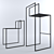 Gentle Sketch Chairs: Nissa Kinzhalina's Minimal Design 3D model small image 1