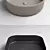 Shui Comfort: Stylish Ceramic Washbasins 3D model small image 2