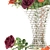 Classic Red Rose Bouquet in Glass Vase 3D model small image 2