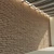 Vintage Brick Wall Texture - Lightly Painted 3D model small image 3