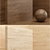 Seamless Wood Veneer Set - 3 Tones 3D model small image 3