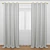 Elegant Window Curtains 3D model small image 1