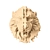 Regal Plywood Lion Wall Sculpture 3D model small image 2